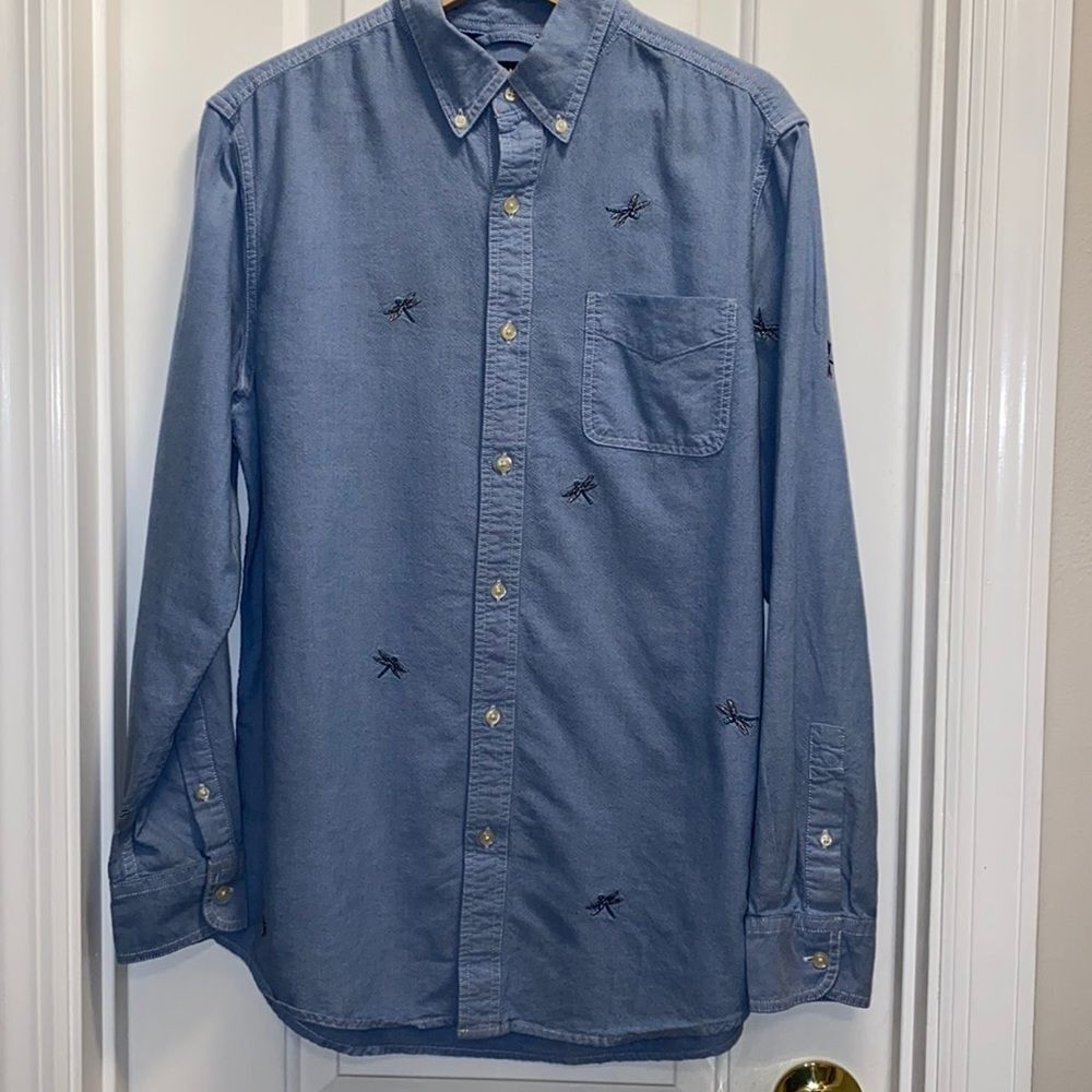 Chaps Classic Oxford button Down Fireflies Shirt
